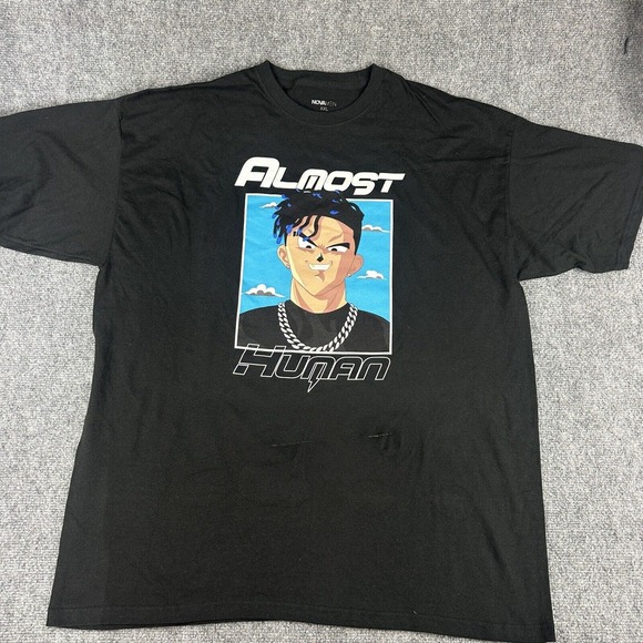 Chin Up Mens Size 2XL XXL Black T Shirt Short Sleeve - Picture 1 of 8